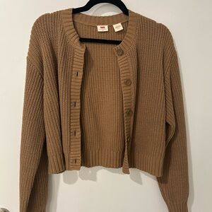 Levi's Brown Knit Cardigan